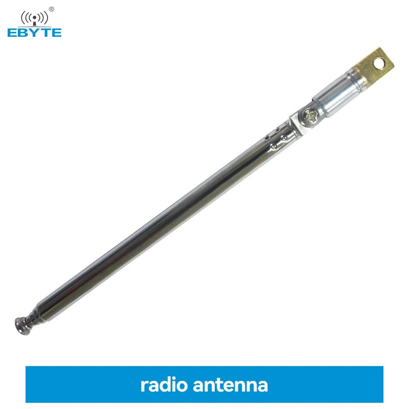 EBTYE TX-LGHX-5273 70-500MHZ FM Frequency Range Threaded Rod Radio Foldable Antenna Enhancing the radio's FM Signal