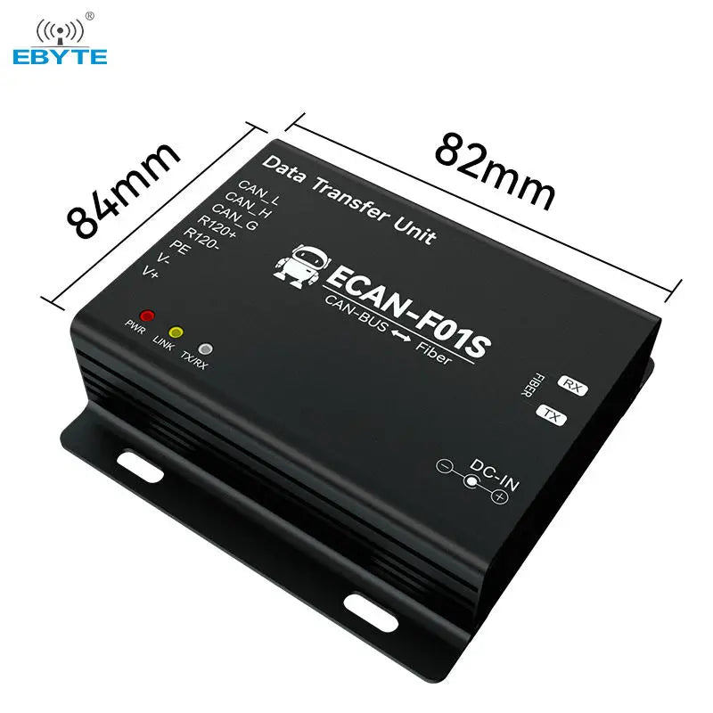 Ebyte OEM/ODM ECAN-F01S CAN2.0 to fiber converter Optical transceiver CAN-BUS to optical cat two-way transparent transmission