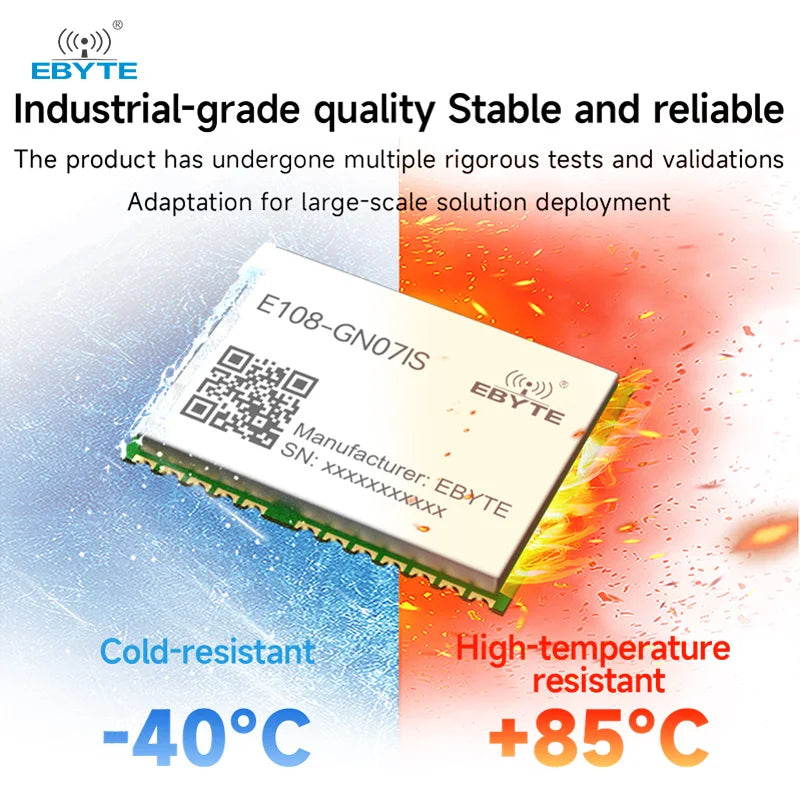 Ebyte E108-GN07IS GNSS Multi-mode Positioning Module GPS Beidou Satellite Dual-frequency Inertial Navigation High-precision BDS/GPS/GLONASS/Galileo/QZSS/SBAS