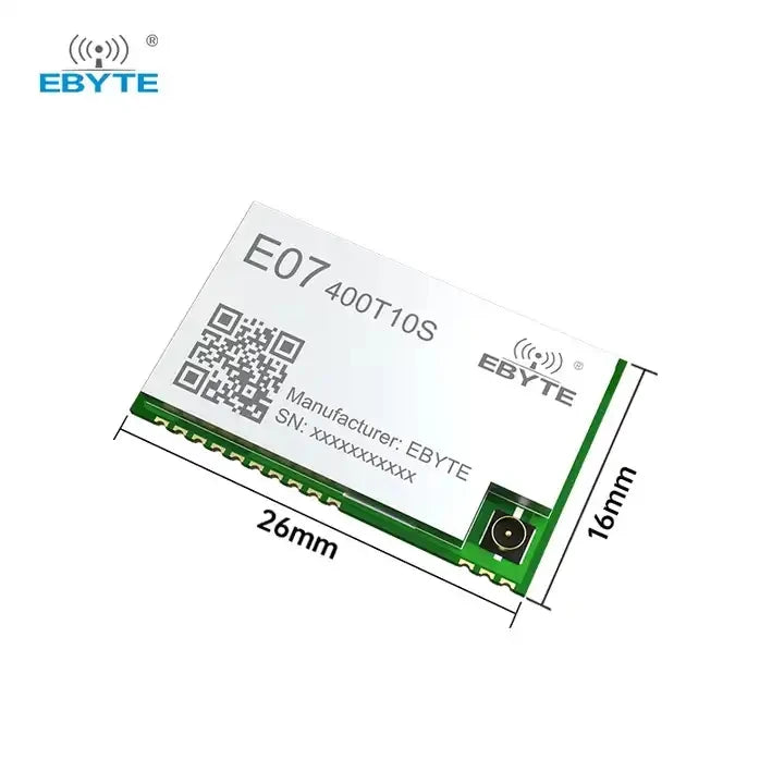 0.01$ Ebyte E07-400T10S TI CC1101 chip hot sale RF Wireless communication equipment 10dBm 433MHz SMD SoC Wireless Module