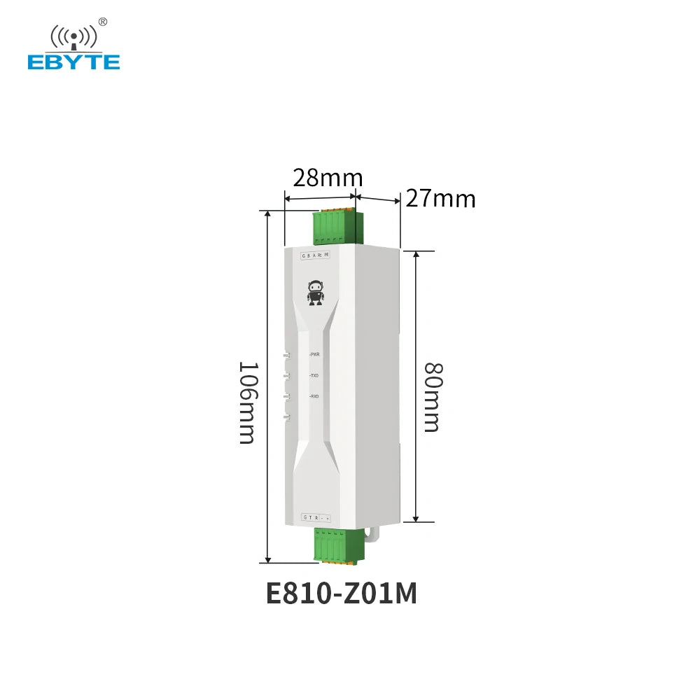 Ebyte E810-Z01M EMC Level 3 Bidirectional Serial Protocol Module Industrial RS232 to RS485 Isolation Converter