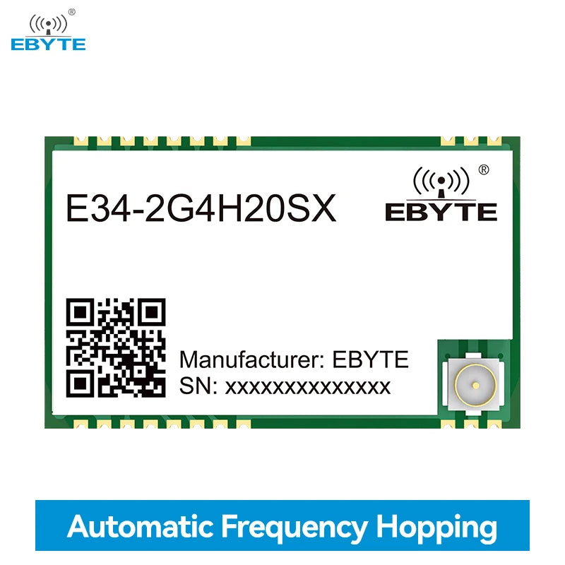 Ebyte E34-2G4H20SX 20dBm TTL level out 2.5km Half-duplex Automatic frequency hopping 2.4GHz Wireless data transmission module