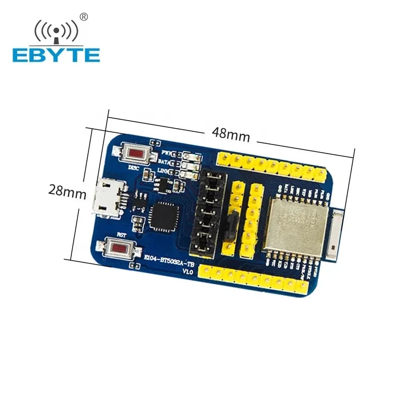 Ebyte nRF52832 module blue tooth beacon ibeacon rf transceiver ble4.0/4.2/5.0 E104-BT5032A-TB high quality usb test board kit