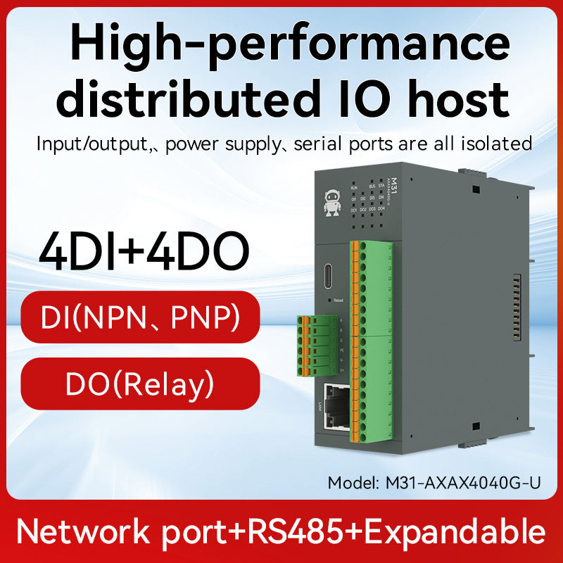 Modbus TCP/RTU RJ45 RS485 Distributed IO Host Extension Modules – IOT ...