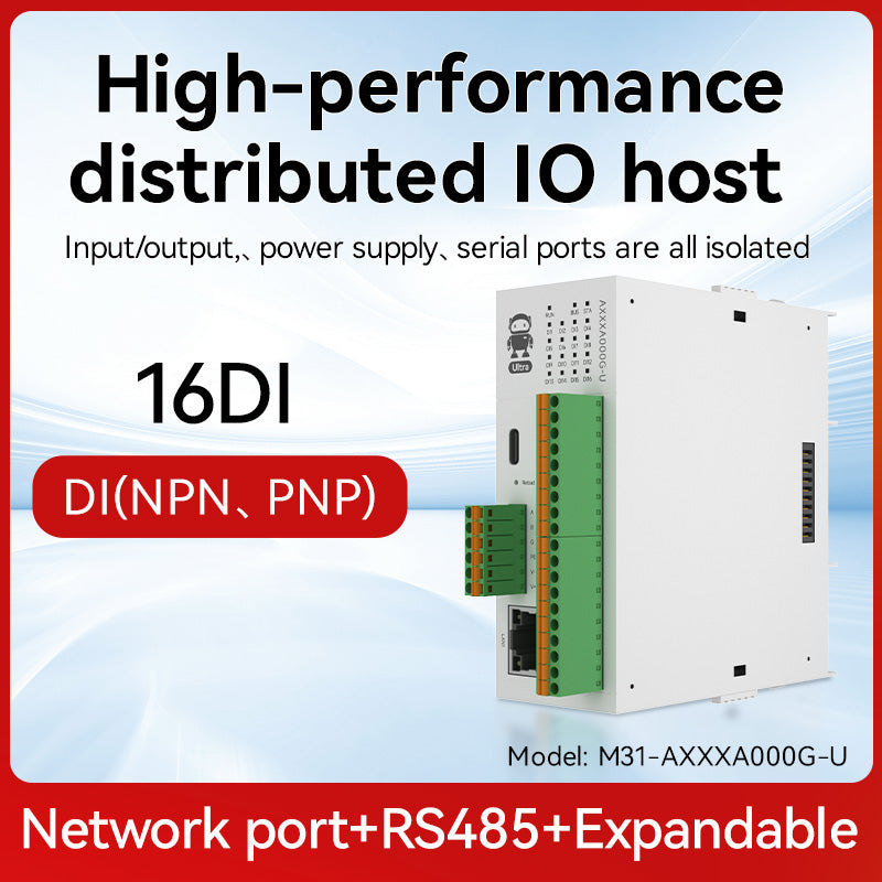 Ebyte M31 Series 4DI+4DO+4AI 8DI+8DO Modbus TCP/RTU RJ45 RS485 Second Generation High Performance Distributed IO Host Extension Modules