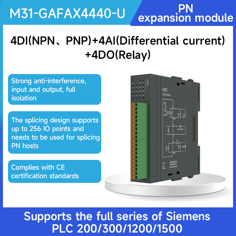 4DI+4DO+4AI/8DI(NPN PNP) 8DO Profinet Distributed Remote IO Module ...
