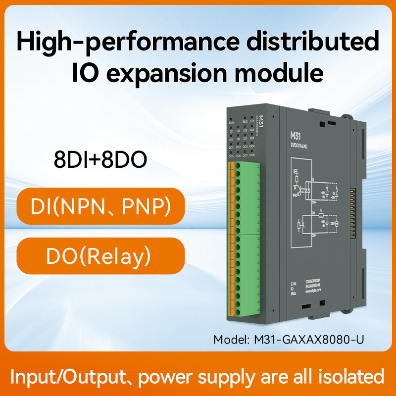 Modbus TCP/RTU RJ45 RS485 Distributed IO Host Extension Modules – Ebyte ...