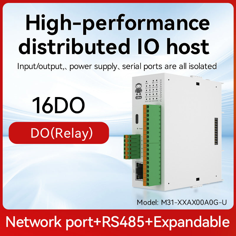 Ebyte M31 Series 4DI+4DO+4AI 8DI+8DO Modbus TCP/RTU RJ45 RS485 Second Generation High Performance Distributed IO Host Extension Modules