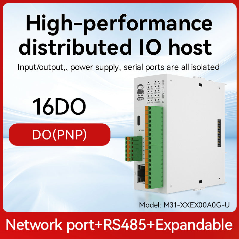 Ebyte M31 Series 4DI+4DO+4AI 8DI+8DO Modbus TCP/RTU RJ45 RS485 Second Generation High Performance Distributed IO Host Extension Modules