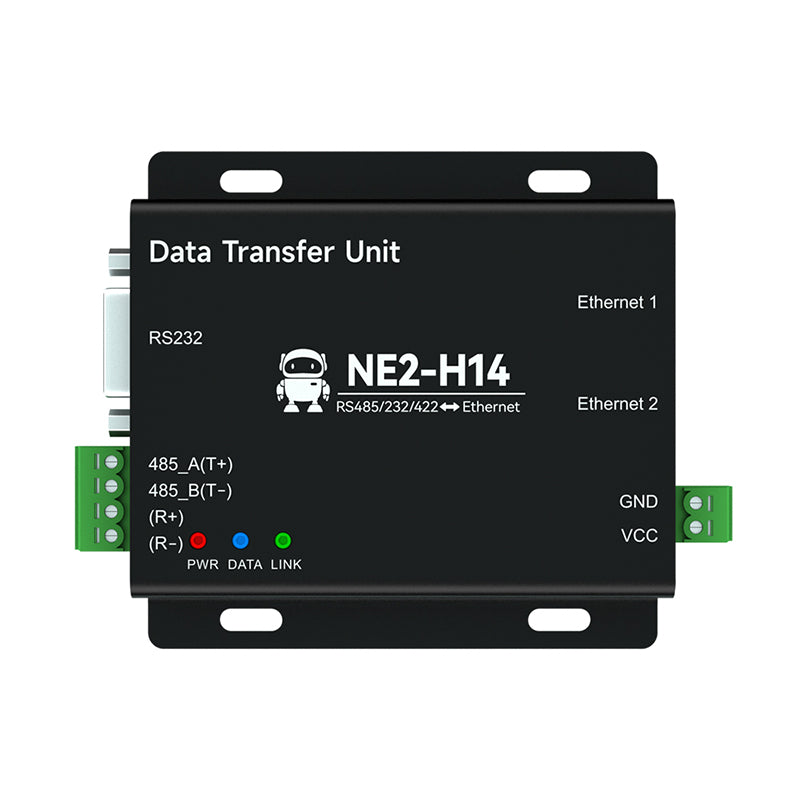 Ebyte NE2-H14 RS485/232/422 TCP/UDP MQTT HTTP IPv4 DHCP DNS IoT Gateway Mode ModBus Gateways Serial to Ethernet Serial Server