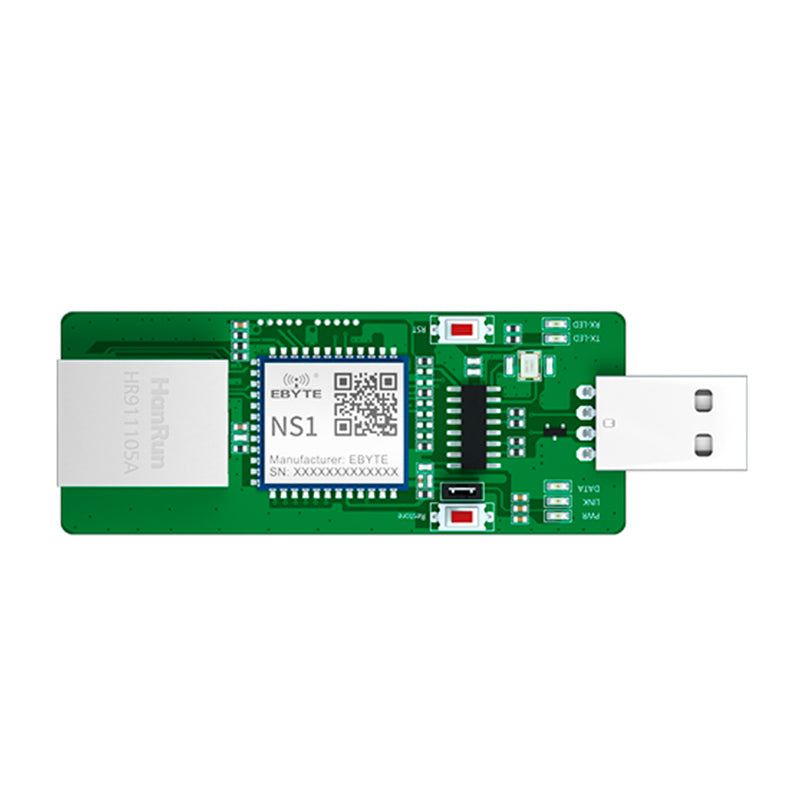 Ebyte OEM ODM In-house factory production Small size NS1-TB RJ45 and TTL data transmission serial to ethernet module