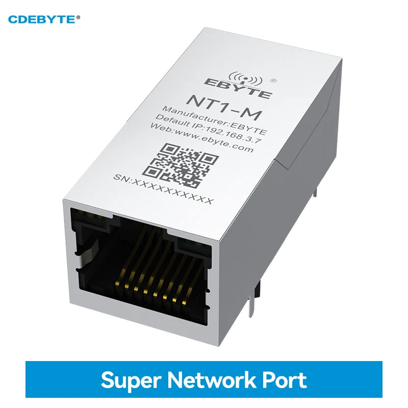 EBYTE NT1-M TTL Serial to Ethernet 10M Serial to Network Port RJ45 Ultra Small Size Modbus Gateway TCP to RTU IoT MQTT