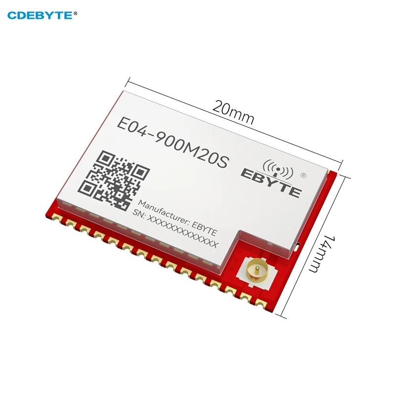 915MHz Wireless Module STM32WL33 SMD Module RF Transceiver SoC CDEBYTE E04-900M20S Low Power Consumption Small Size 3.5KM 20dBm