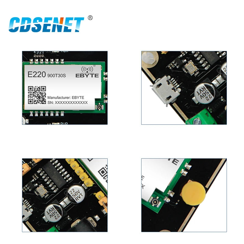 Test Board Kit USB Development Board RF Module CDSENET E220-900TBH-01 Fit for Wireless Module E220-900T30S