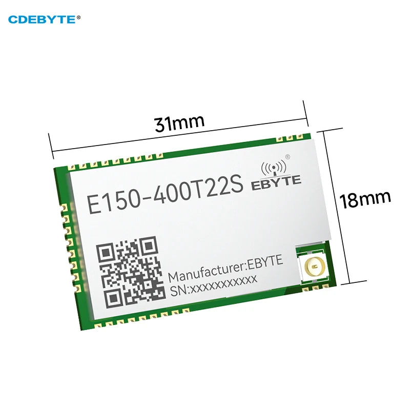 Wireless Acquisition Control Module LoRa Spread Spectrum Module 22dBm 4DI 4DO ModBus CDEBYTE E150-400T22S PA LNA 5.6Km SMD