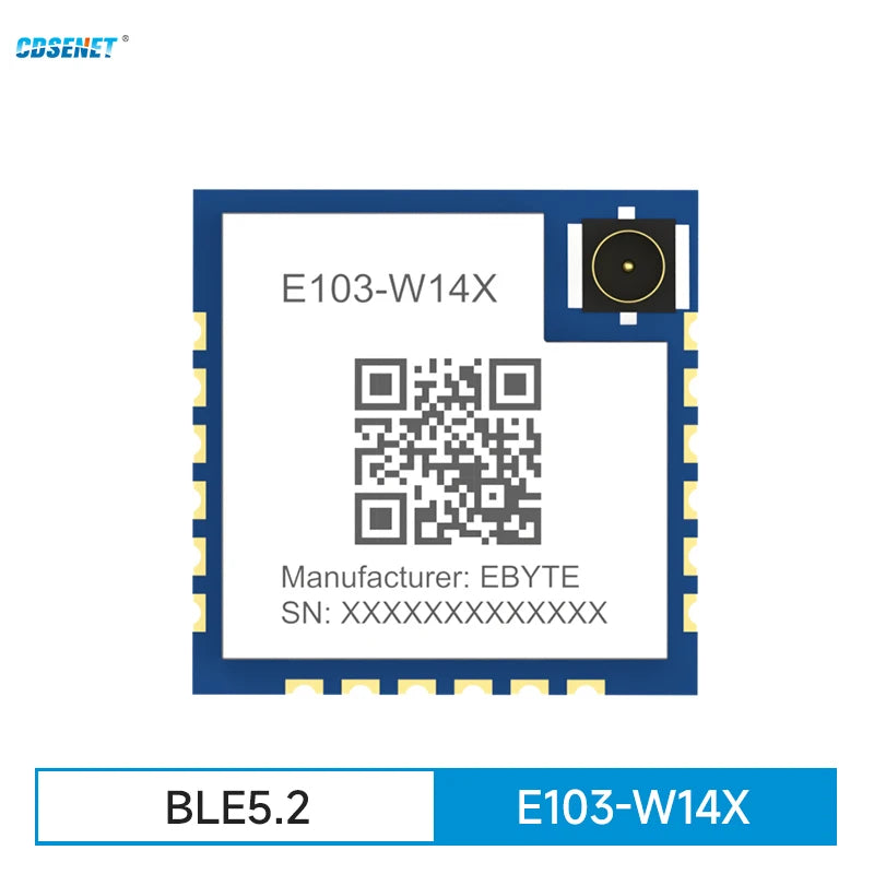 BLE5.2 2.4GHz WiFi Serial Port Module Dual Mode MQTT AT Command CDSENT E103-W14 Low Power Consumption HTTP/TCP/UDP PCB Antenna