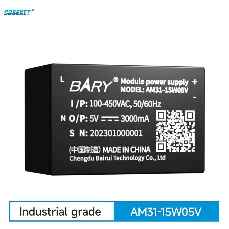 EBYTE AM31-15W05V AC-DC Step Down Power Module CDSENET 5V Low Power Small Size High Reliability Low Ripple