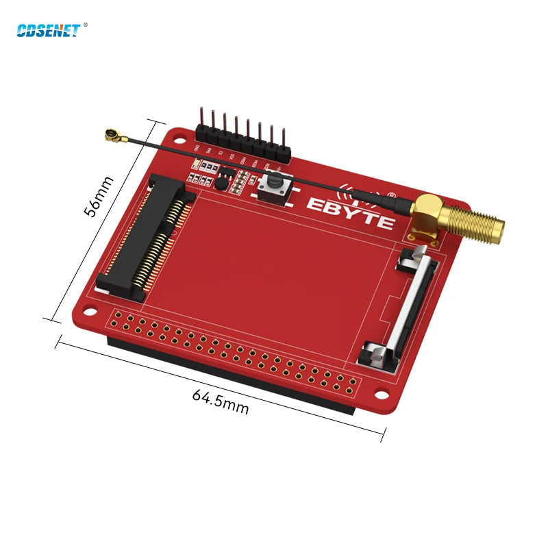 EBYTE E15-LW-T1 PCIE Transfer Test Board for SX1302 LoRa LoRaWAN Gateway PCIE 230/433/470/868/915MHz CDSENET  SMA Antenna Interface
