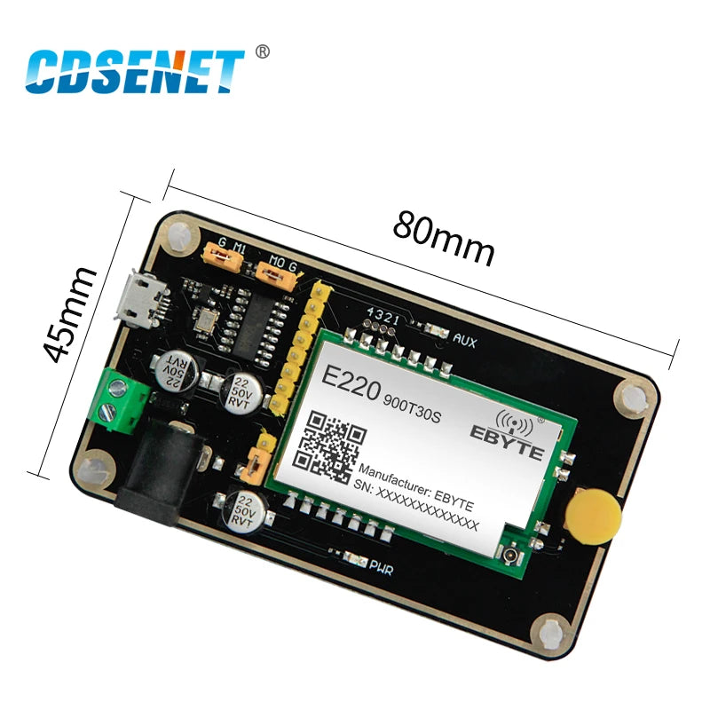 Test Board Kit USB Development Board RF Module CDSENET E220-900TBH-01 Fit for Wireless Module E220-900T30S