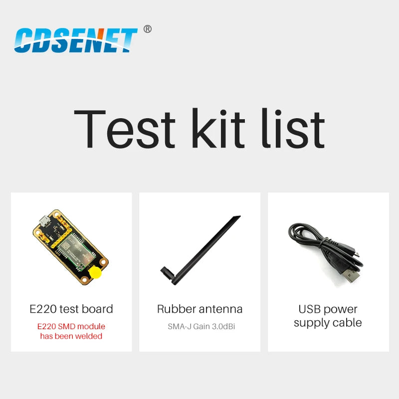 Test Board Kit USB Development Board RF Module CDSENET E220-900TBH-01 Fit for Wireless Module E220-900T30S