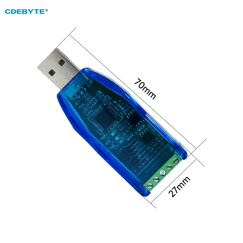 EBYTE E810-U15M USB to Serial Converter USB to RS485/TTL USB-A Interface Small Size Easy Use Rate 12M EMC Protection