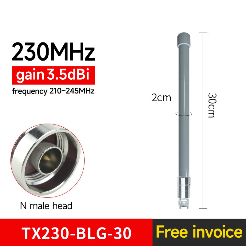 Ebyte Omnidirectional Fiberglass Antenna High Gain 230/433/470/915/868MHz Long Communication Distance for LoRa Modules  Gateways