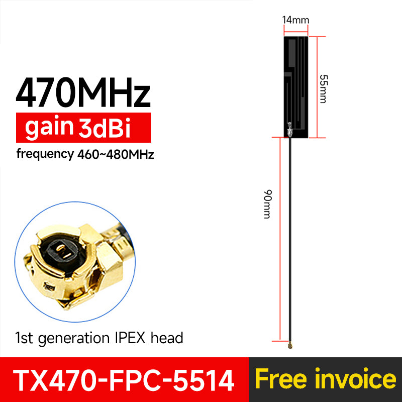 Ebyte FPC PCB Built-in Antenna 433/868/915MHz 2.4/5.8GHz Small Size Reliable Performance UFL Stable signal Module Installation