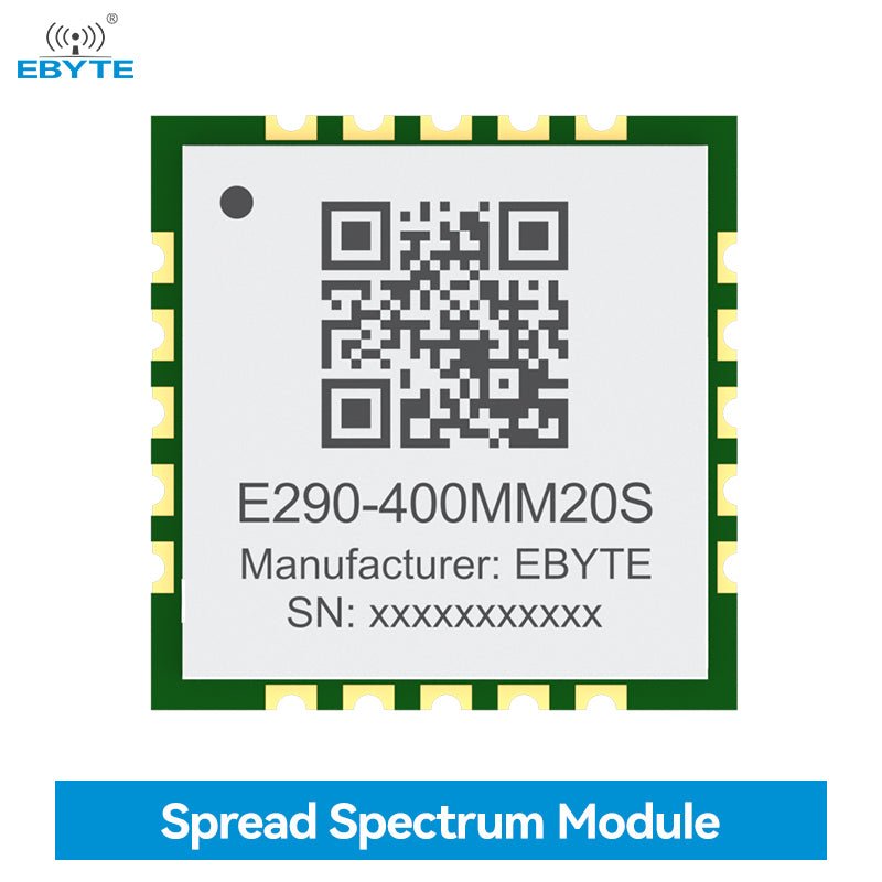 CDEBYTE E290 - 400MM20S PAN3060 ChirpIoT™ Spread Spectrum LoRa Module 20dBm Stamp Hole Airspeed Adaptation Ultra Small Size AT Command - IOT Module Shop Manufacturer Factory