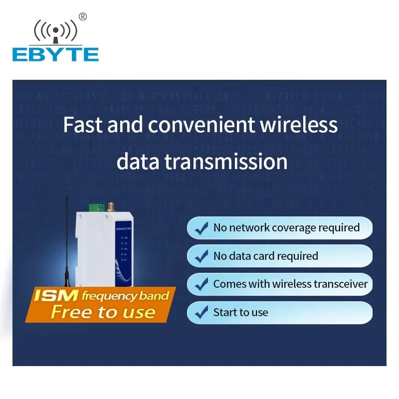 E95 - DTU(400SL22 - 232) Military - grade LoRa Long Distance Anti - interference Wireless Transceiver Terminal 433M SX1268 LoRa Module - IOT Module Shop Manufacturer Factory