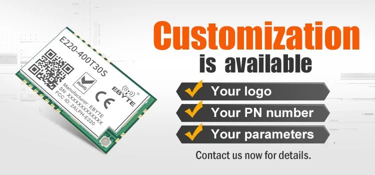 Ebyt E220 - 900MM22S Minimum size 22dBm lora transmitter receiver module llcc68 lora wireless module lora io module - IOT Module Shop Manufacturer Factory