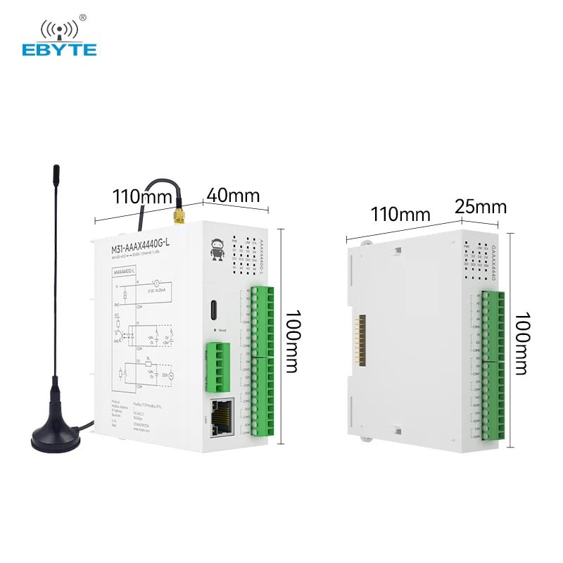 Ebyte Modbus RTU Protocol Host Distributed Wireless Remote IO Module ...