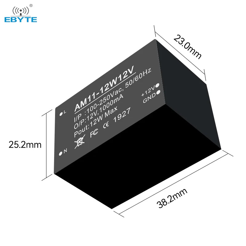 EBYTE AM11 - 12W12V Free sample Small size Low power 12W dc power supply module - IOT Module Shop Manufacturer Factory
