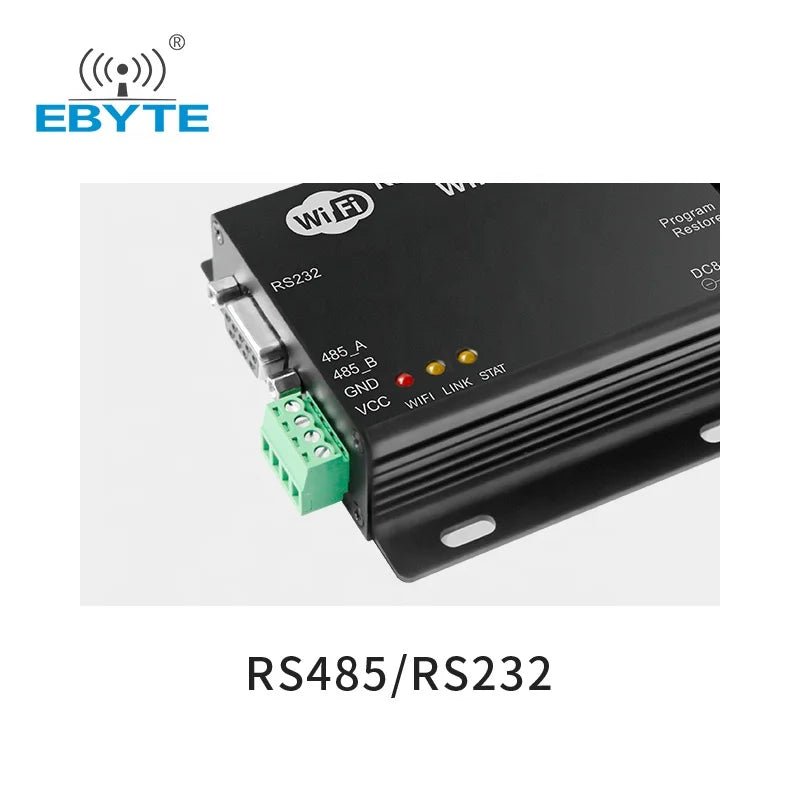 Ebyte CC3200 RS232 RS485 wi - fi data transmitter receiver E103 - W02DTU 802.11b/g/n 2.4ghz industrial wifi serial server converter - IOT Module Shop Manufacturer Factory