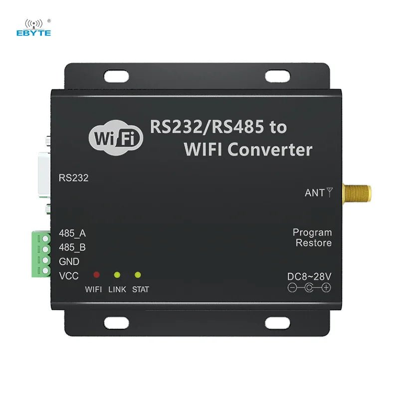 Ebyte CC3200 RS232 RS485 wi - fi data transmitter receiver E103 - W02DTU 802.11b/g/n 2.4ghz industrial wifi serial server converter - IOT Module Shop Manufacturer Factory
