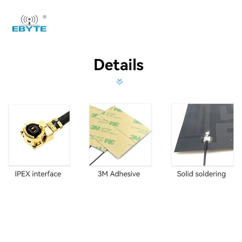 Ebyte COJXU TX4G - FPC - 6859 stable signal 6dBi IPEX - I interface 4g antenna high gain FPC built - in antenna - IOT Module Shop Manufacturer Factory