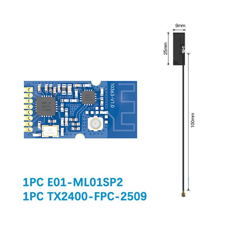 Nrf E01 Raspberry Pi EBYTE E01-ML01SP2 nRF24L01P Wireless Module 2.4GHz 20dBm IOT Electronic ...