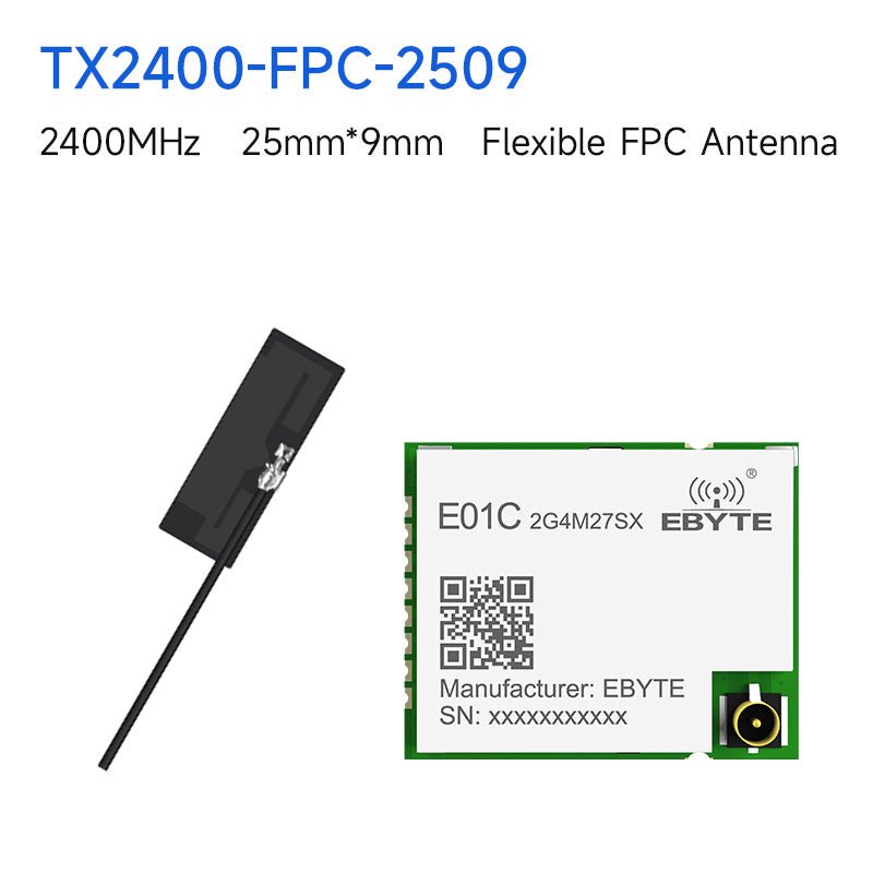 EBYTE E01C - 2G4M27SX 27dBm 2.4G wireless transmitter and receiver Si24R1 Ci24R1 compatible with nRF24L01 module SPI interface - IOT Module Shop Manufacturer Factory