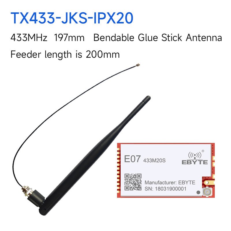 EBYTE E07 - 433M20S TI CC1101 433MHz 20dBm Wireless Transceiver Module Smart Home SPI Interface Power Amplifier Rf Receiver Module - IOT Module Shop Manufacturer Factory
