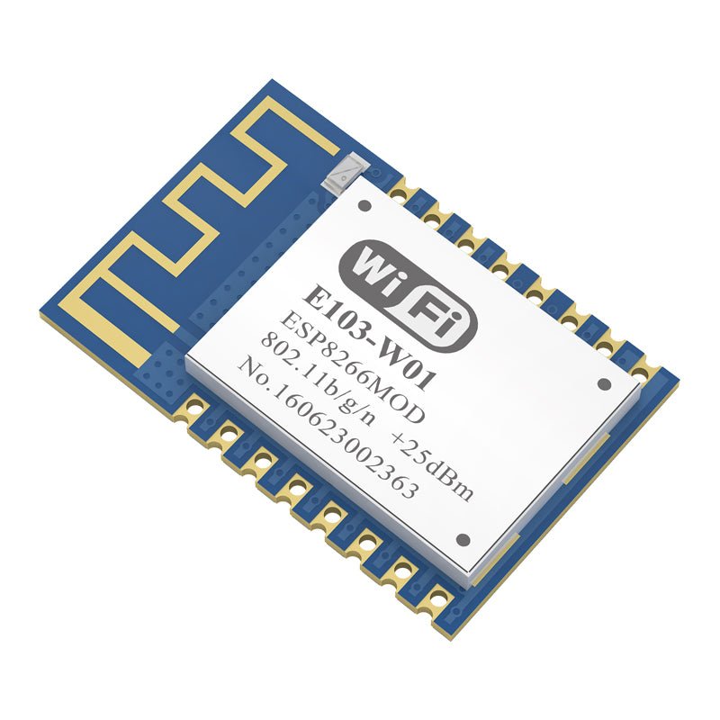 EBYTE E103 - W01 ESP8266EX WiFi Module 2.4GHz 20dBm Wireless WiFi Transceiver Module Long Range UART Interface PCB Antenna - IOT Module Shop Manufacturer Factory