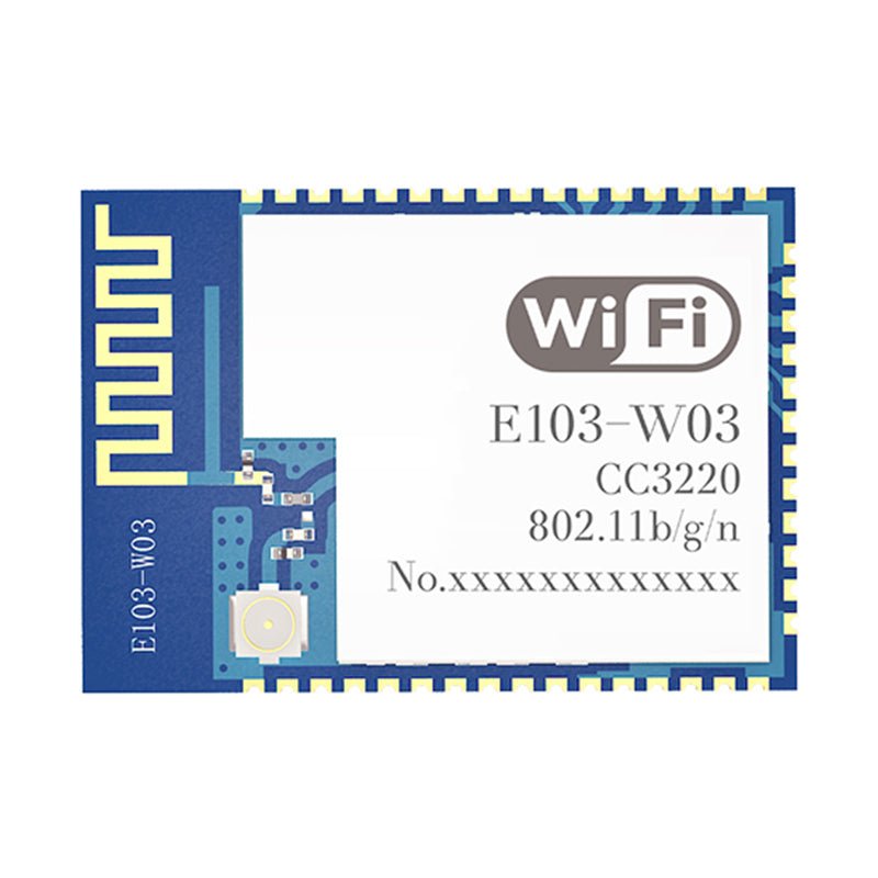 EBYTE E103 - W03 TI CC3220R Chip Wifi Module Serial to Wifi Module 18dBm PCB/IPEX Antenna SMD Small Size Support AT Command MQTT - IOT Module Shop Manufacturer Factory