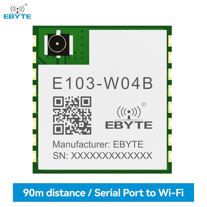 EBYTE E103 - W04B 20dBm Support custom development Serial port to wifi module for iot - IOT Module Shop Manufacturer Factory