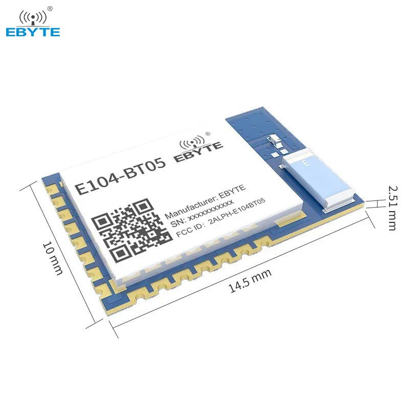 EBYTE E104 - BT05 TLSR8266 Ble Serial To Ble Slave Module Ble5.0 UART SMD Transparent Transmission Low Power Transceiver - IOT Module Shop Manufacturer Factory