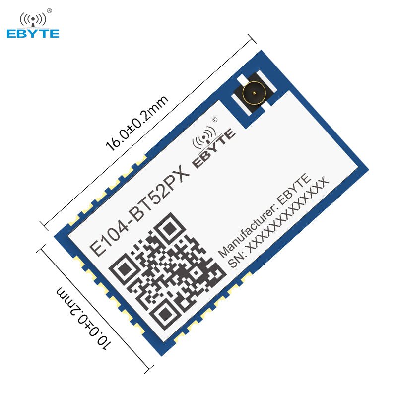 Ebyte E104 - BT52PX Wireless Transparent Transmission DA14531 Chip 2.4GHz Low Power BLE to Serial Port Module BLE5.0 Ble Module - IOT Module Shop Manufacturer Factory