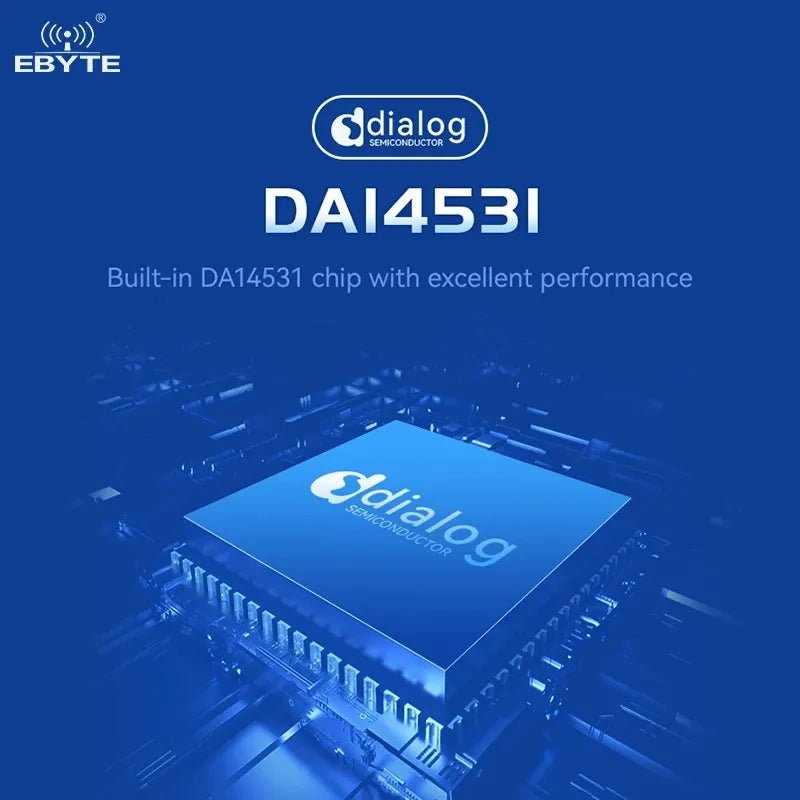 Ebyte E104 - BT52X DA14531 chip 2.4GHz Small size and low power consumption ble blue tooth module ble 5.0 wireless module - IOT Module Shop Manufacturer Factory