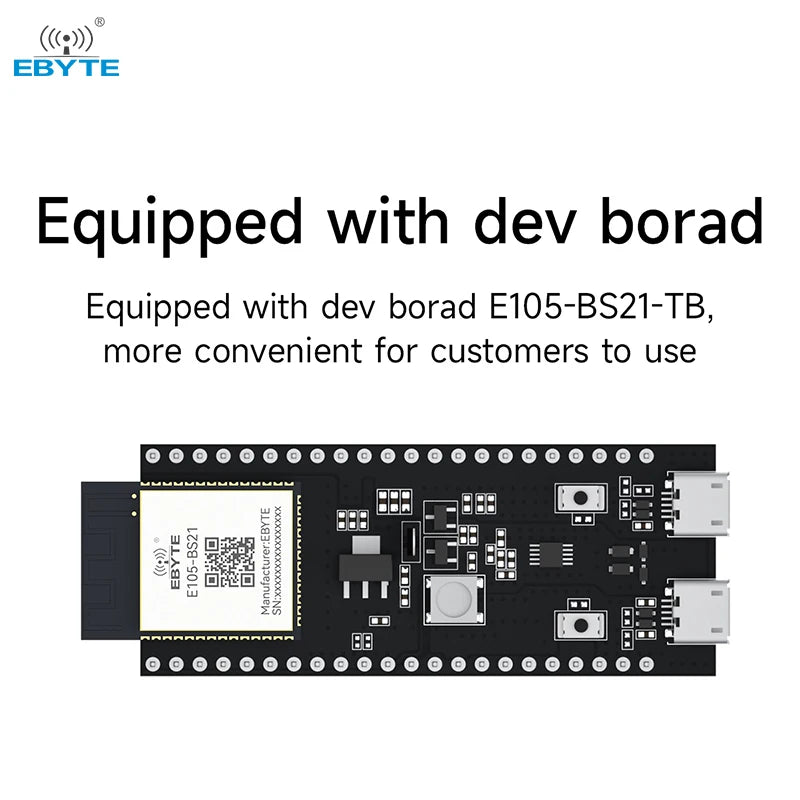 Ebyte E105 - BS21 - TB UART Wireless Transmission Nearlink SLE Module 2.4GHz BLE5.2 Bluetooth Star Flash Module Development Board - IOT Module Shop Manufacturer Factory