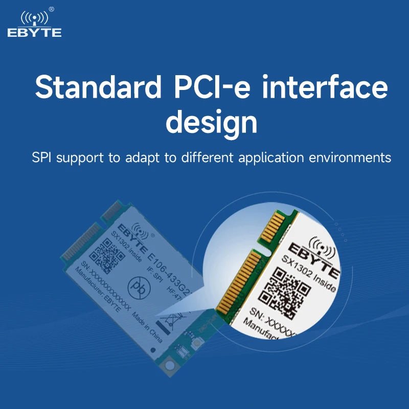 Ebyte E106 - 433G27P2 Lora module Sx1302 wireless Lora gateway RF SPI interface 433Mhz - IOT Module Shop Manufacturer Factory