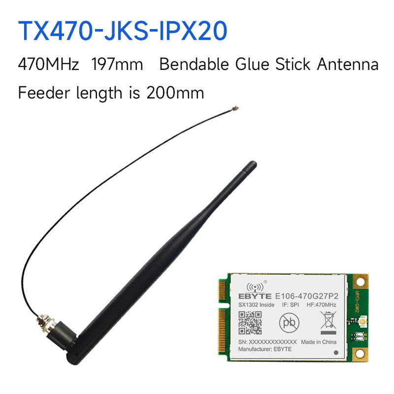 EBYTE E106 - 470G27P2 LoRa chip SX1302 PA LNA LoRa LoRaWAN gateway module RF with mini PCI - e interface - IOT Module Shop Manufacturer Factory