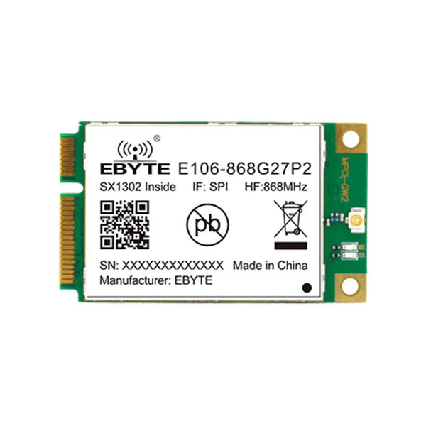 EBYTE E106 - 868G27P2 SX1302 868MHz SPI PCI - e LoRa Long - range Communicator Radio LoRa Module Wireless Transceiver Ebyte Transmitter - IOT Module Shop Manufacturer Factory