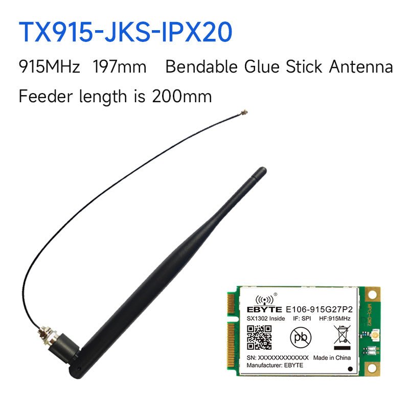 Ebyte E106 - 915G27P2 SX1302 915MHz LoRa Wireless Transceiver LoRa Module PCI - e SPI Long Range Receiver 5km Transmitter Receiver - IOT Module Shop Manufacturer Factory