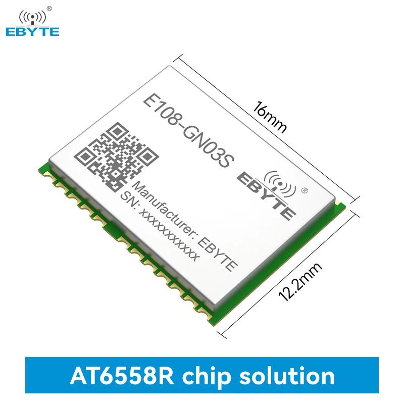 Ebyte E108 - GN03S Low power consumption UART interface AT6558R chip GNSS Multi mode satellite positioning and navigation module - IOT Module Shop Manufacturer Factory